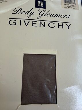 Vintage Givenchy Sheer Body Gleamers Hosiery - Gray